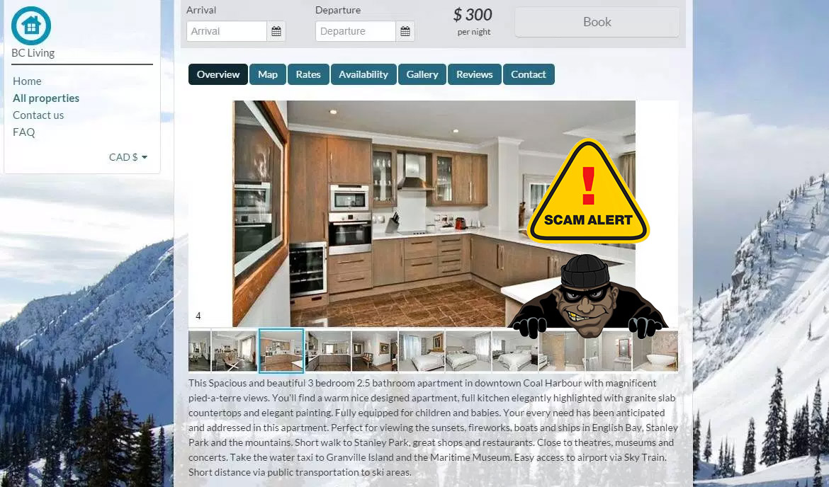 Holiday Rental Scam